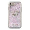 Guess GUHCP7GLUQPU iPhone 6/7/8/SE 2020 / SE 2022 fioletowy/purple hard case Liquid Glitter Party